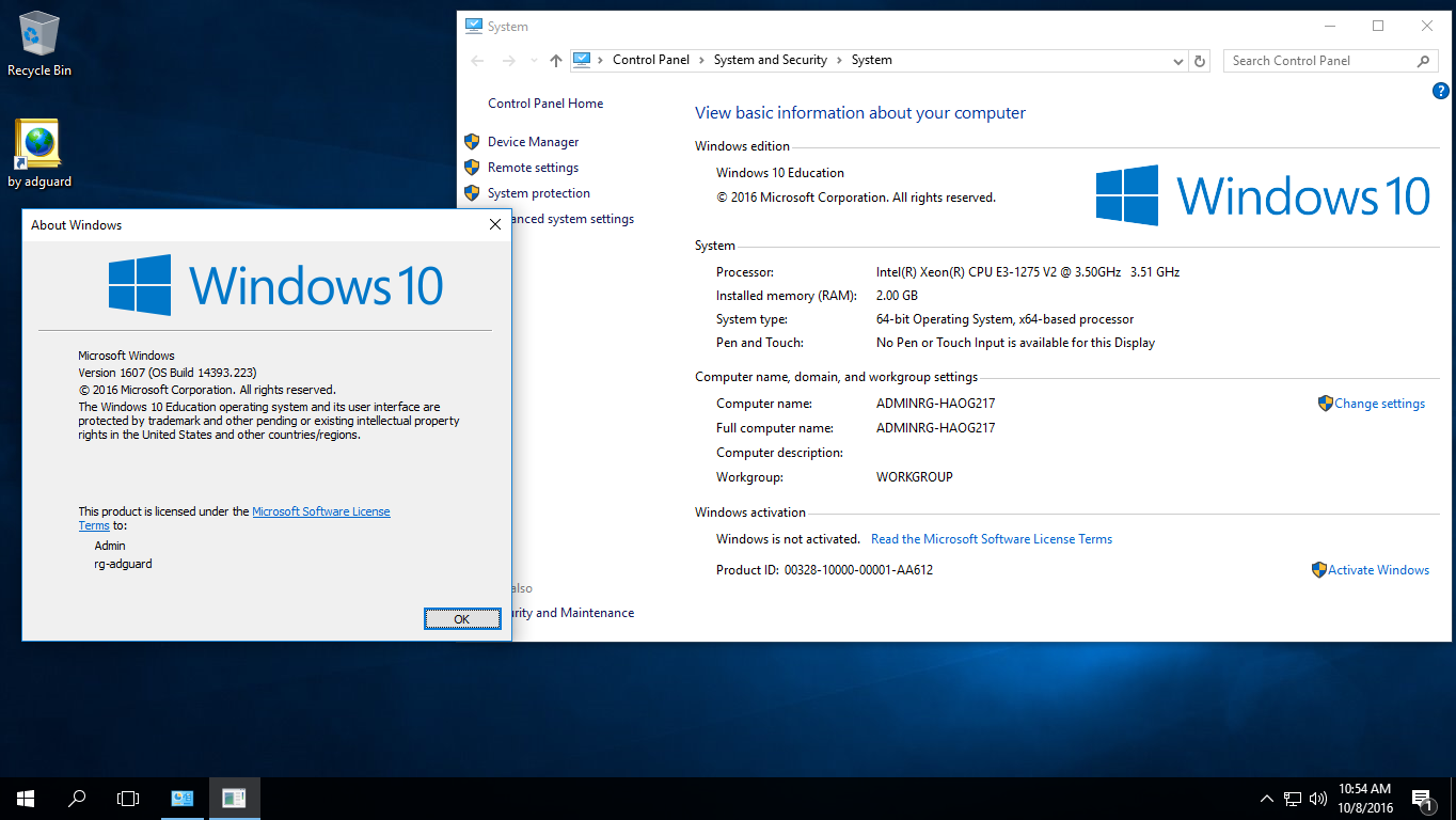 Windows 10 версии 1507. Windows 10 Version 1507. Windows 16. 10 версия 1607