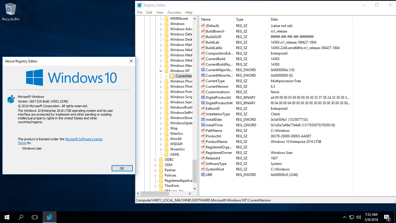 Windows 10 version 1607 не может обновиться до 1709