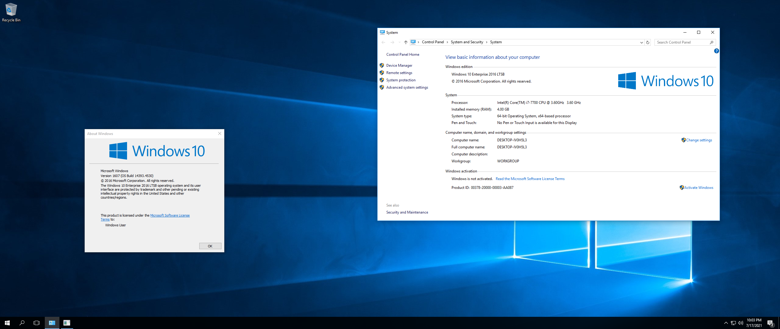 Как установить windows 10 enterprise 2016